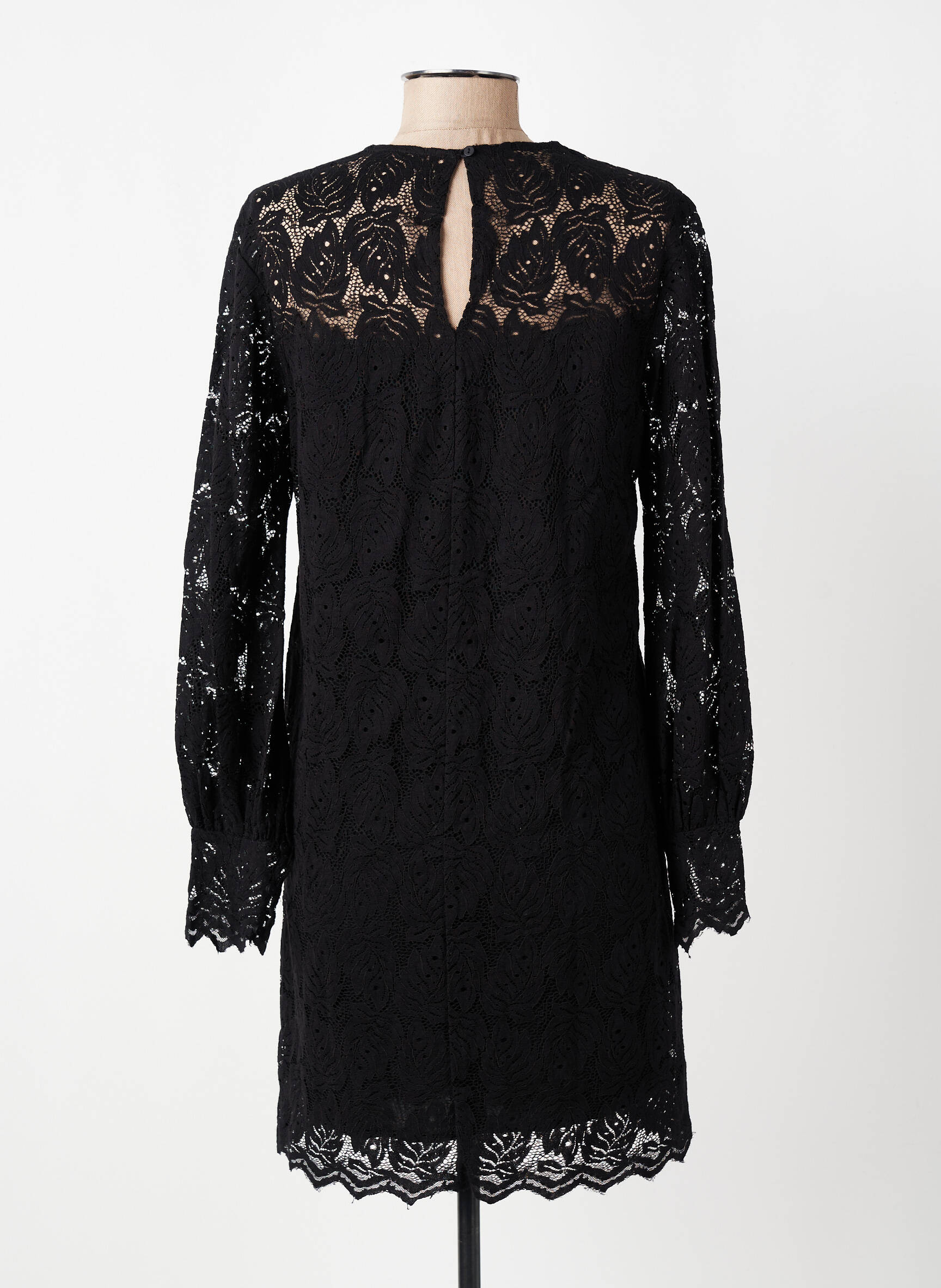 Rochie scurtă mâneci lungi mâneci lungi negru ANDY & LUCY femeie