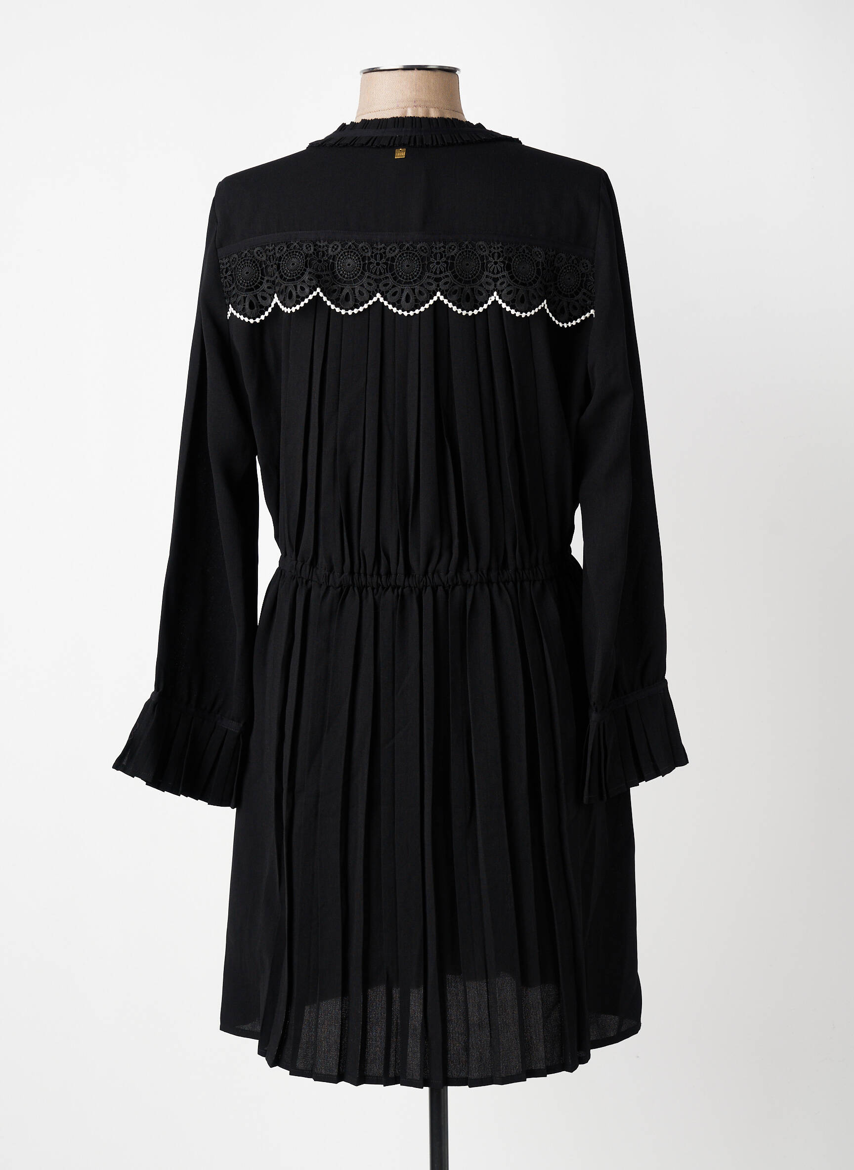 Rochie scurtă mâneci lungi mâneci lungi negru I.CODE (By IKKS) femeie