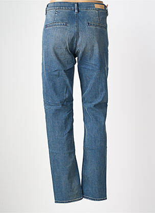 Pantalon chino elasticitate mărime normală albastru HAPPY femeie