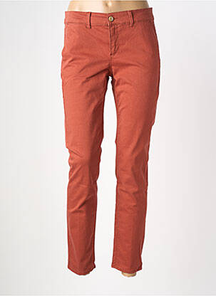 Pantalon chino elasticitate mărime normală portocalie HAPPY femeie