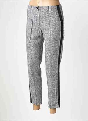 Pantalon 7/8 talie înaltă talie înaltă gri TINSELS femeie