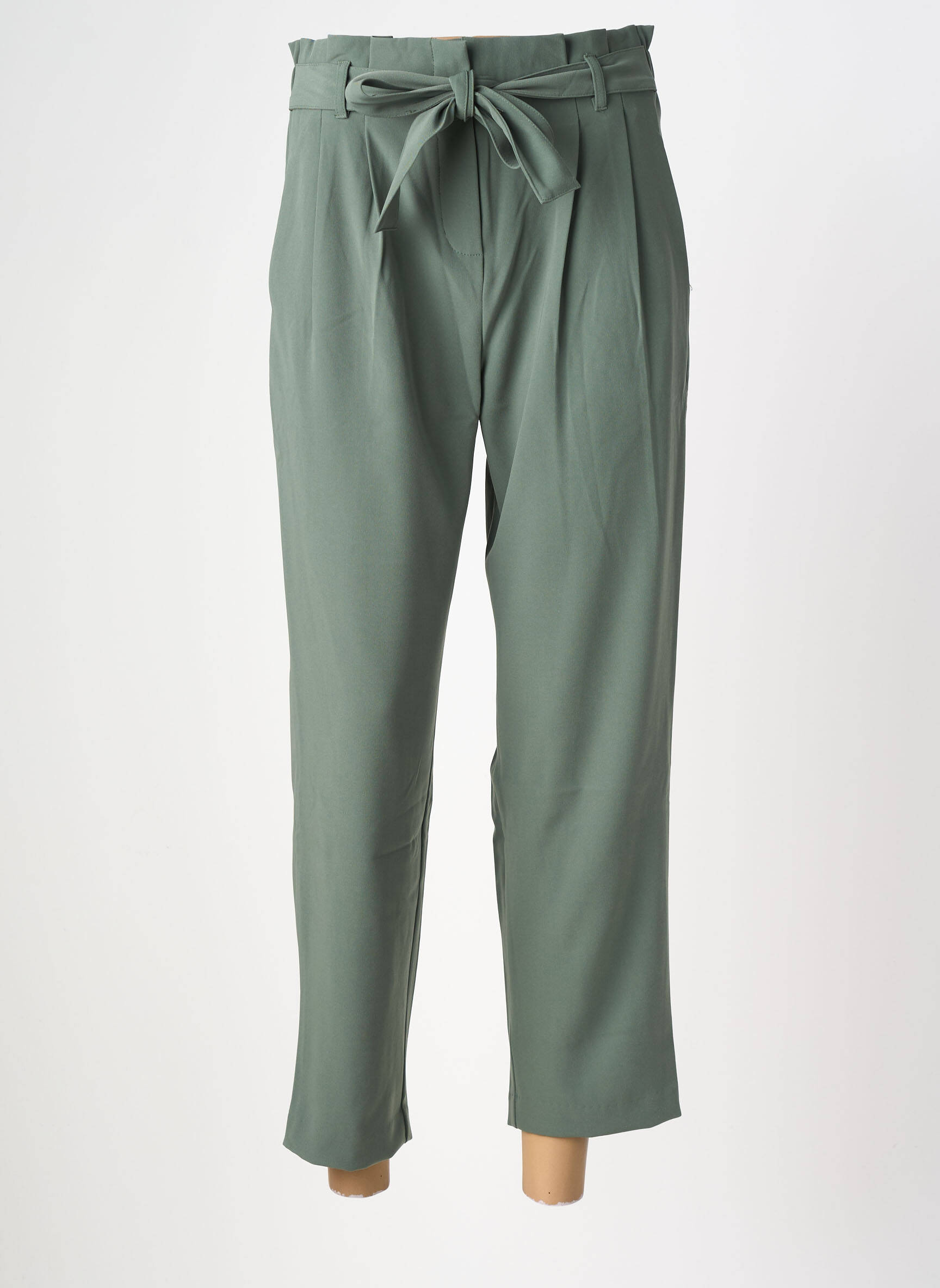 Pantalon 7/8 talie înaltă talie înaltă verde ANDY & LUCY femeie