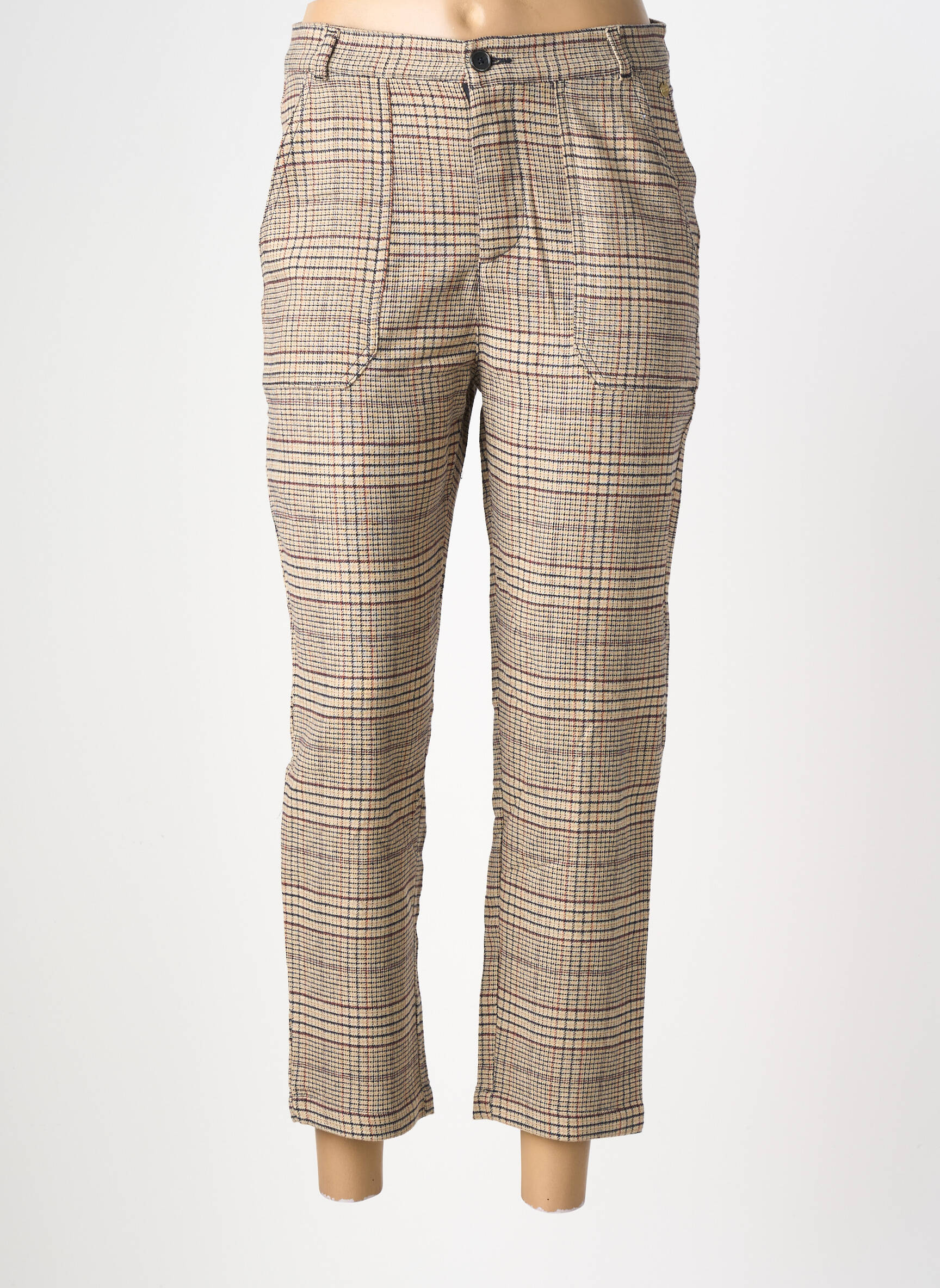 Pantalon 7/8 talie elastică mărime normală bej HARRIS WILSON femeie
