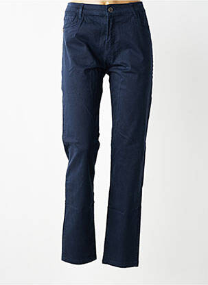 Pantalon slim elasticitate mărime normală albastru PAKO LITTO femeie
