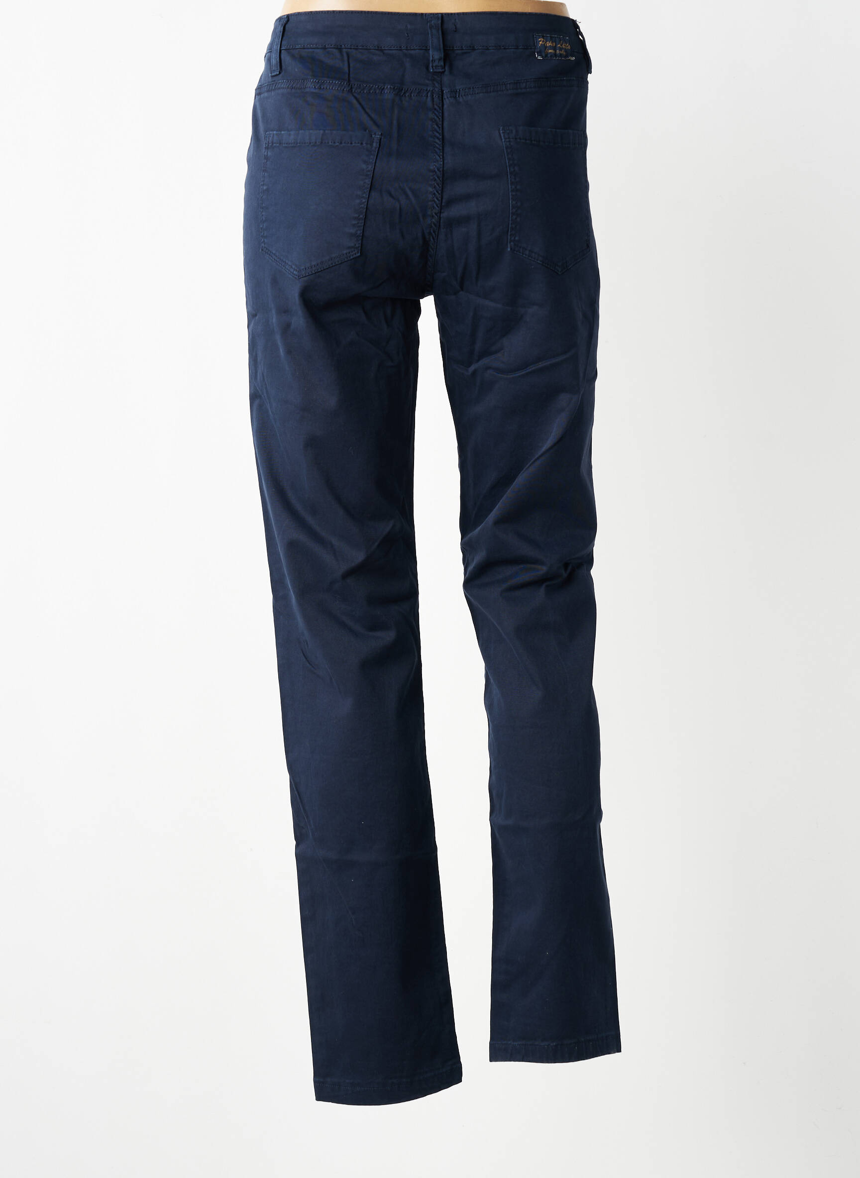 Pantalon slim elasticitate mărime normală albastru PAKO LITTO femeie