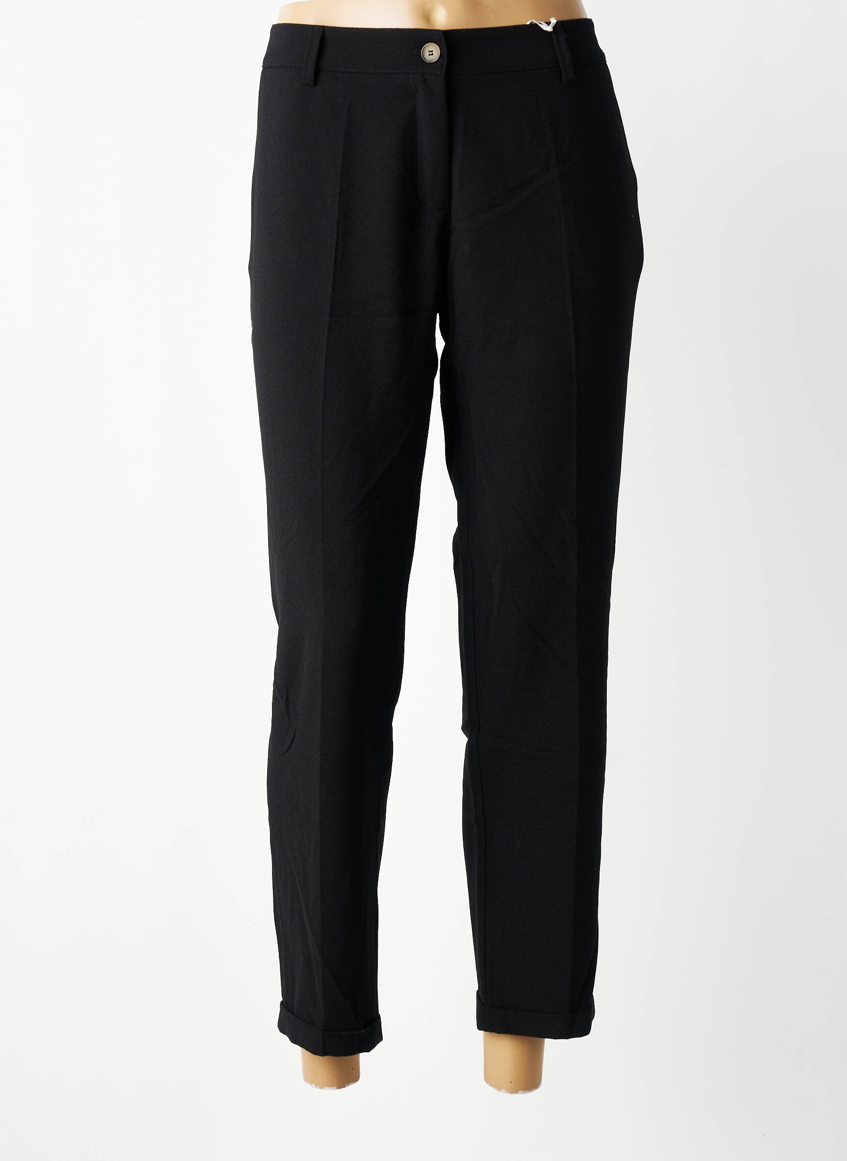 Pantalon slim mărime normală mărime normală negru PAKO LITTO femeie