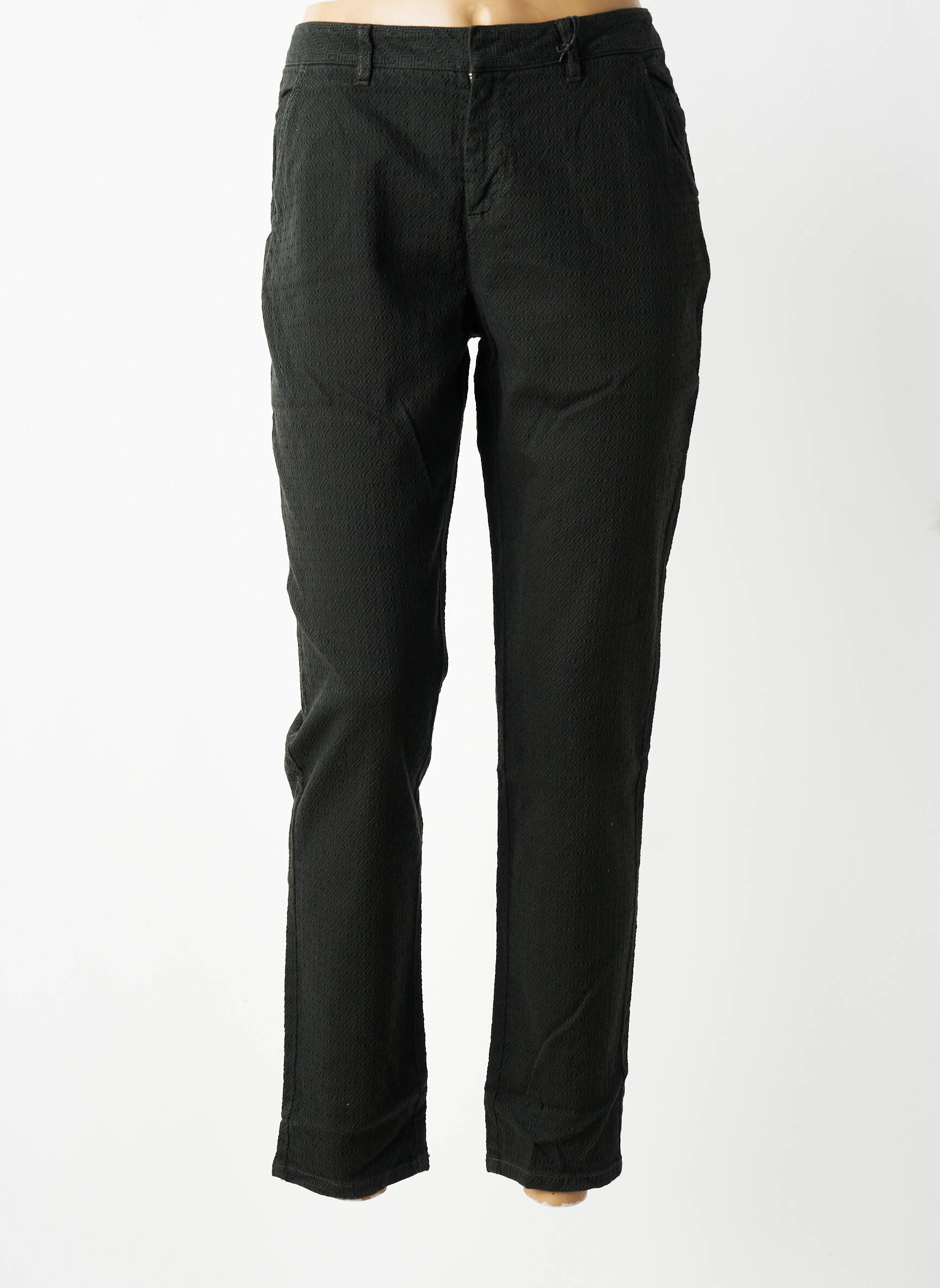 Pantalon slim elasticitate mărime normală verde LAB DIP PARIS femeie
