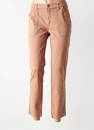 Pantalon drept elasticitate mărime normală maro HOD femeie