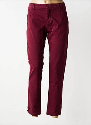 Pantalon chino elasticitate mărime normală violet HOD femeie