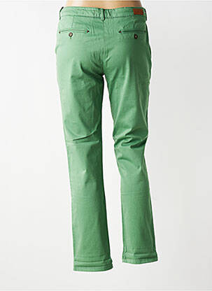 Pantalon chino elasticitate mărime normală verde HOD femeie