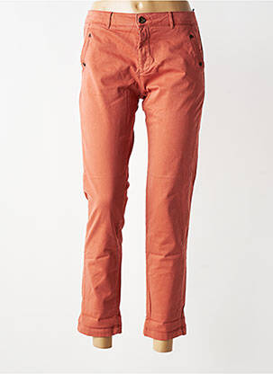 Pantalon chino elasticitate mărime normală portocalie HOD femeie