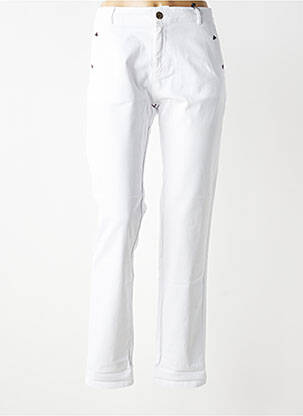 Pantalon chino elasticitate mărime normală alb HOD femeie
