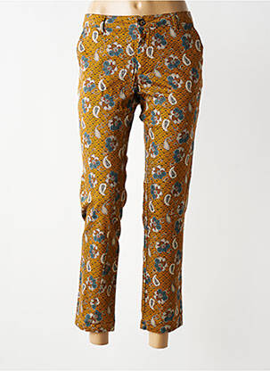 Pantalon 7/8 elasticitate mărime normală galben HOD femeie