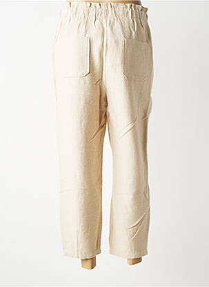 Pantalon 7/8 talie elastică mărime normală bej HARRIS WILSON femeie