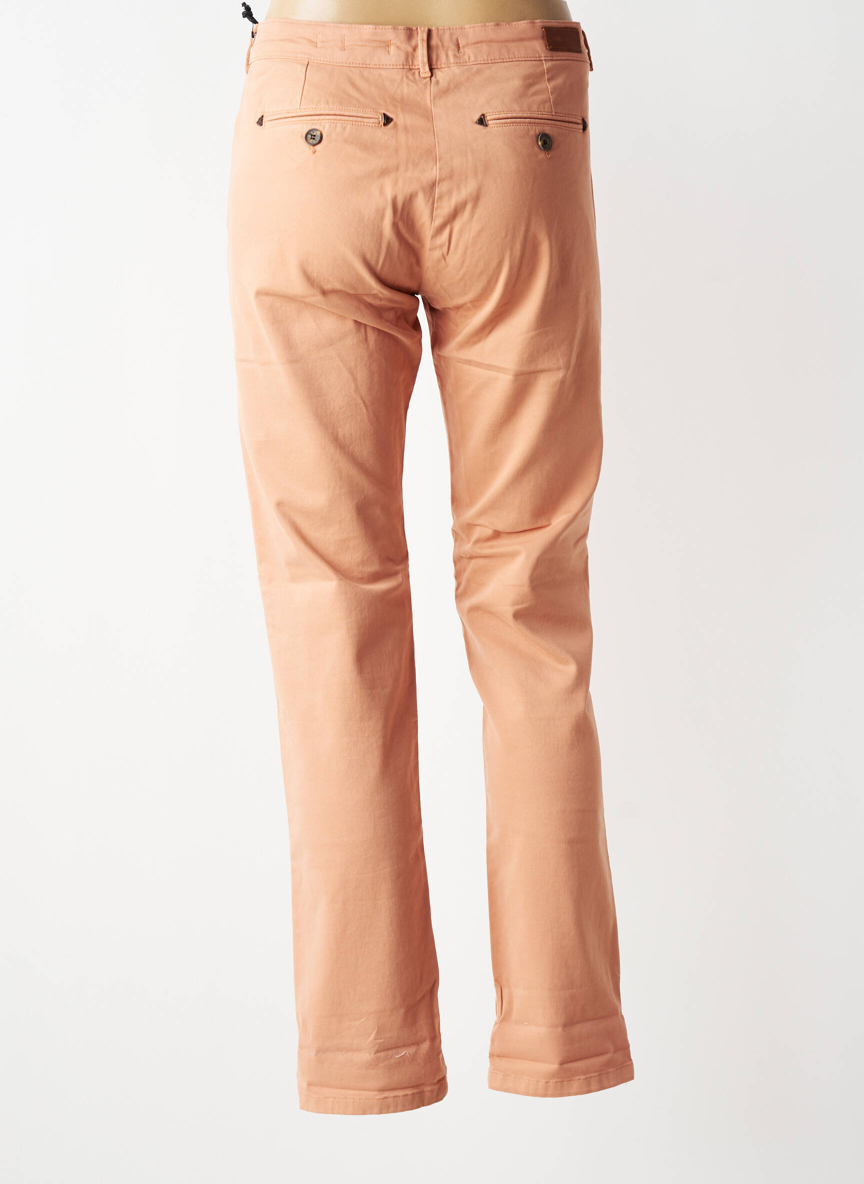 Pantalon chino elasticitate mărime normală portocaliu deschis HOD femeie