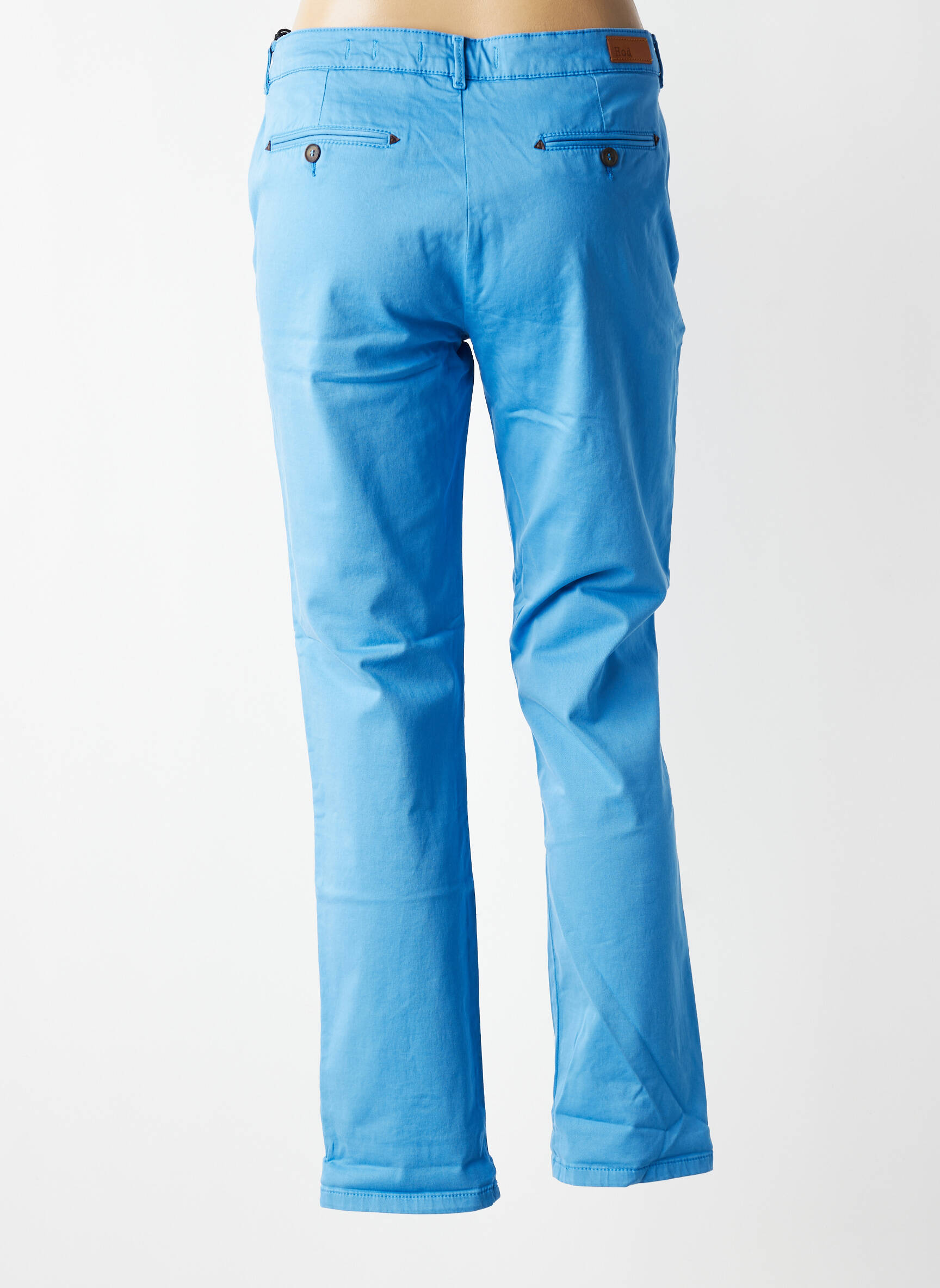 Pantalon chino elasticitate mărime normală albastru deschis HOD femeie