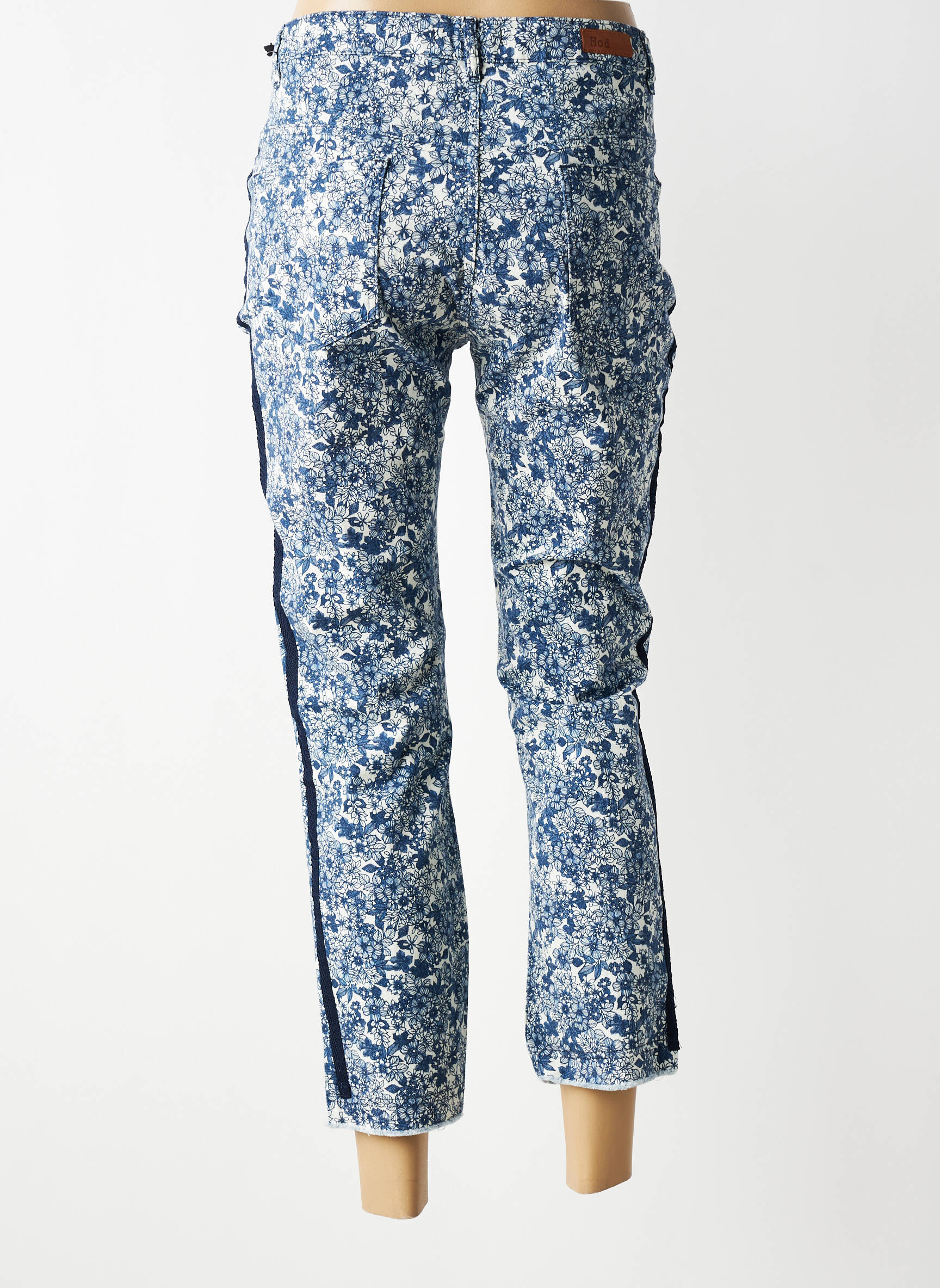 Pantalon 7/8 elasticitate mărime normală albastru HOD femeie