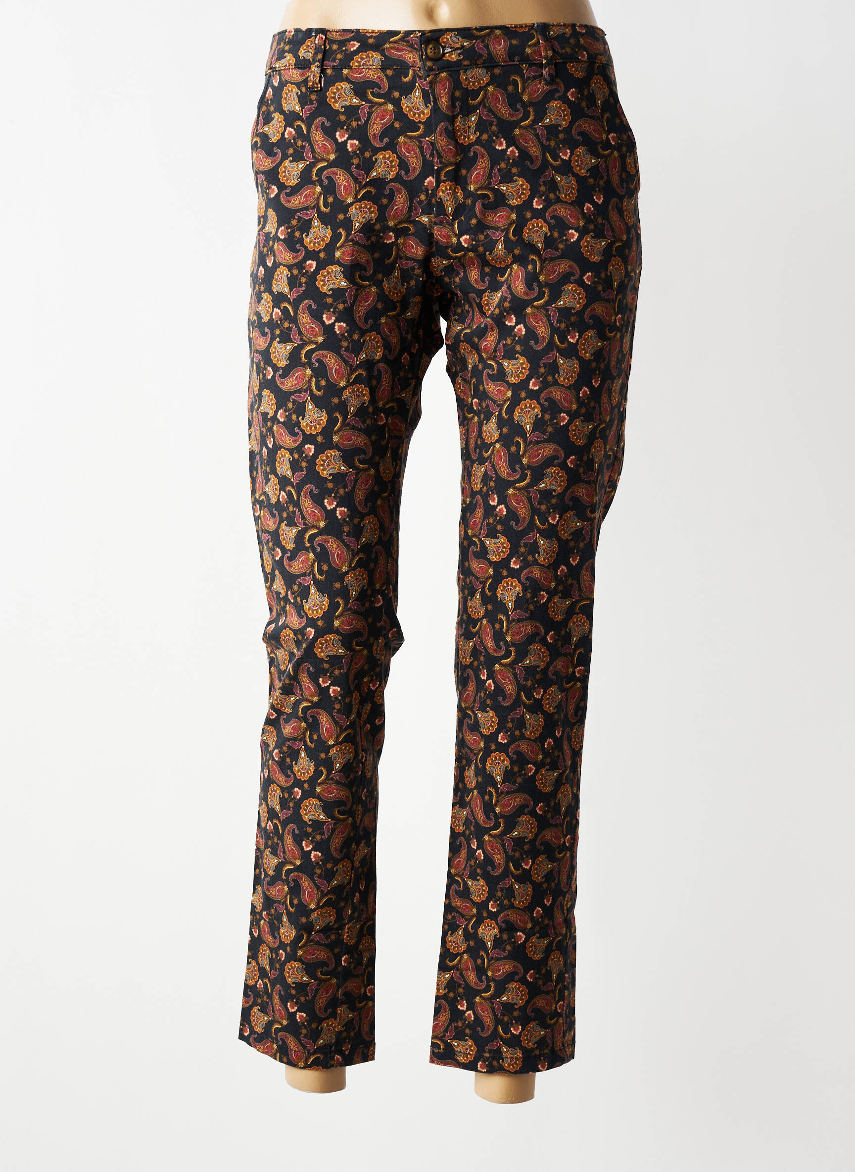 Pantalon 7/8 elasticitate mărime normală negru HOD femeie