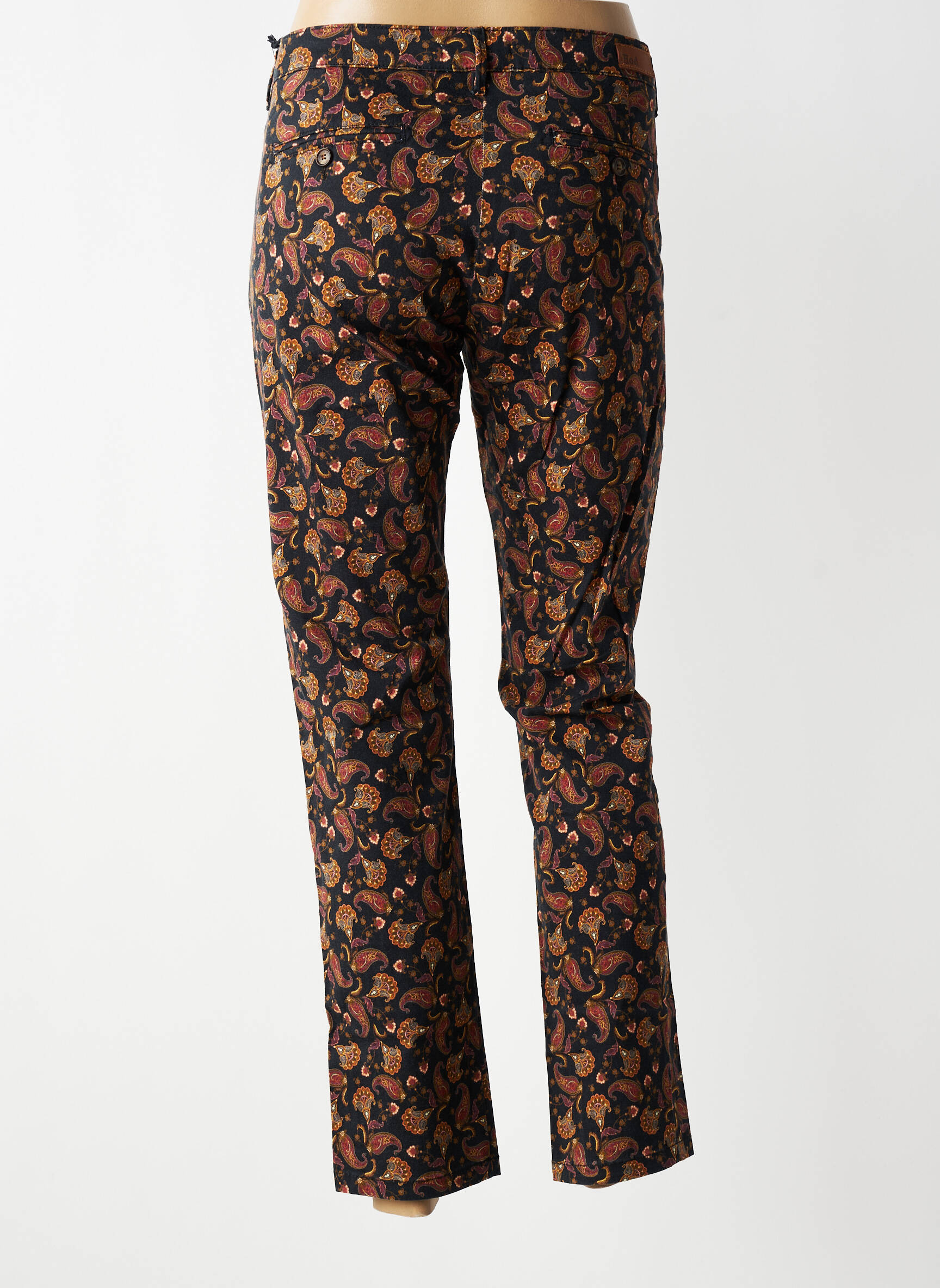 Pantalon 7/8 elasticitate mărime normală negru HOD femeie