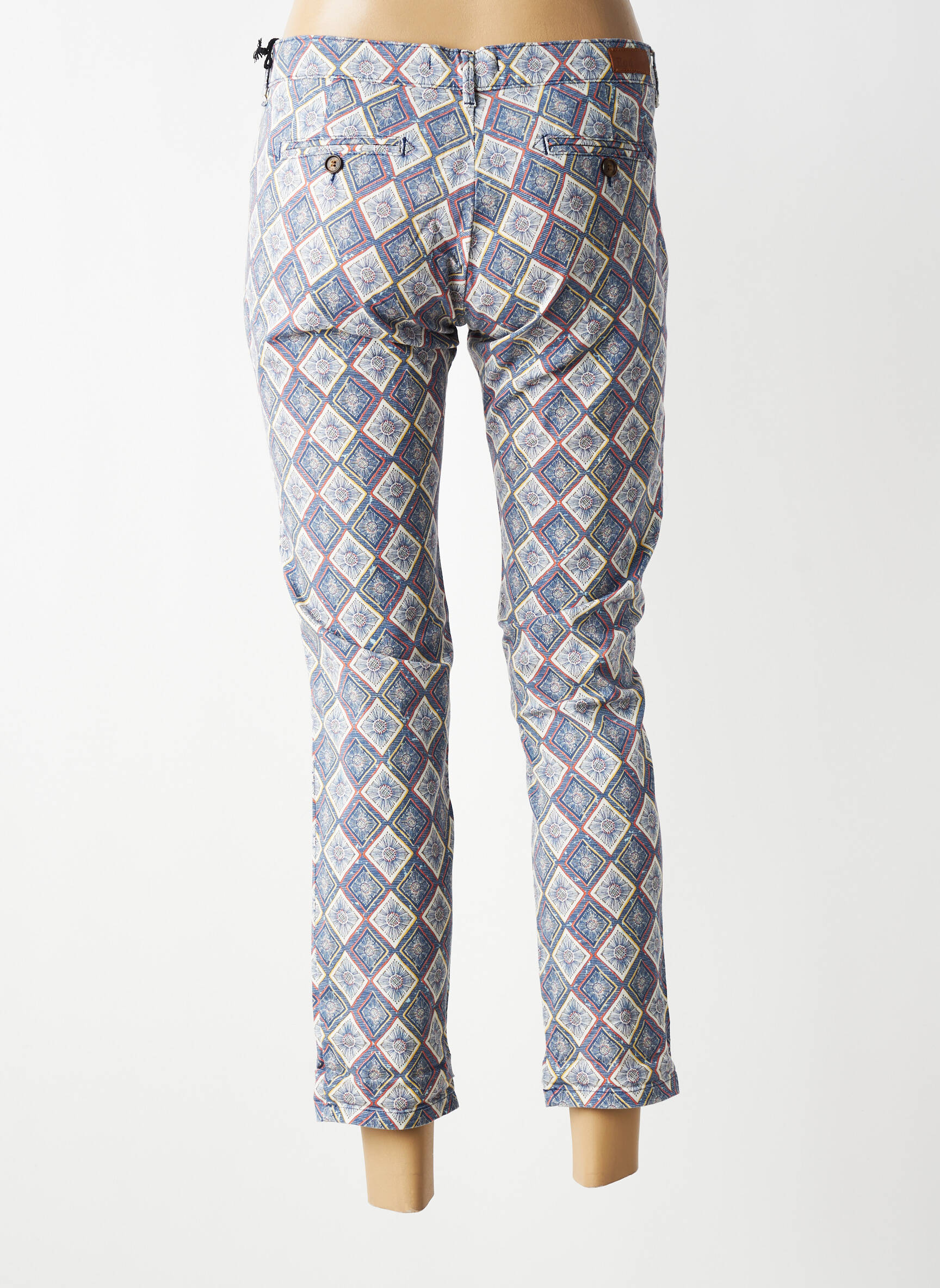 Pantalon 7/8 elasticitate mărime normală albastru HOD femeie