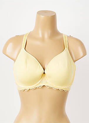Sutien țesătură dantelă top sutien modelat galben WACOAL femeie
