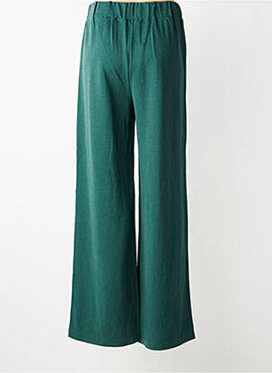 Pantalon larg țesătură poplin mărime normală verde TIFFOSI femeie