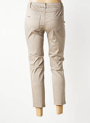 Pantalon 7/8 țesătură poplin mărime normală maro STREET ONE femeie