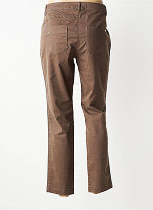 Pantalon 7/8 elasticitate maro STREET ONE femeie