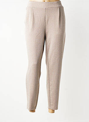 Pantalon 7/8 elasticitate mărime normală maro ICHI femeie