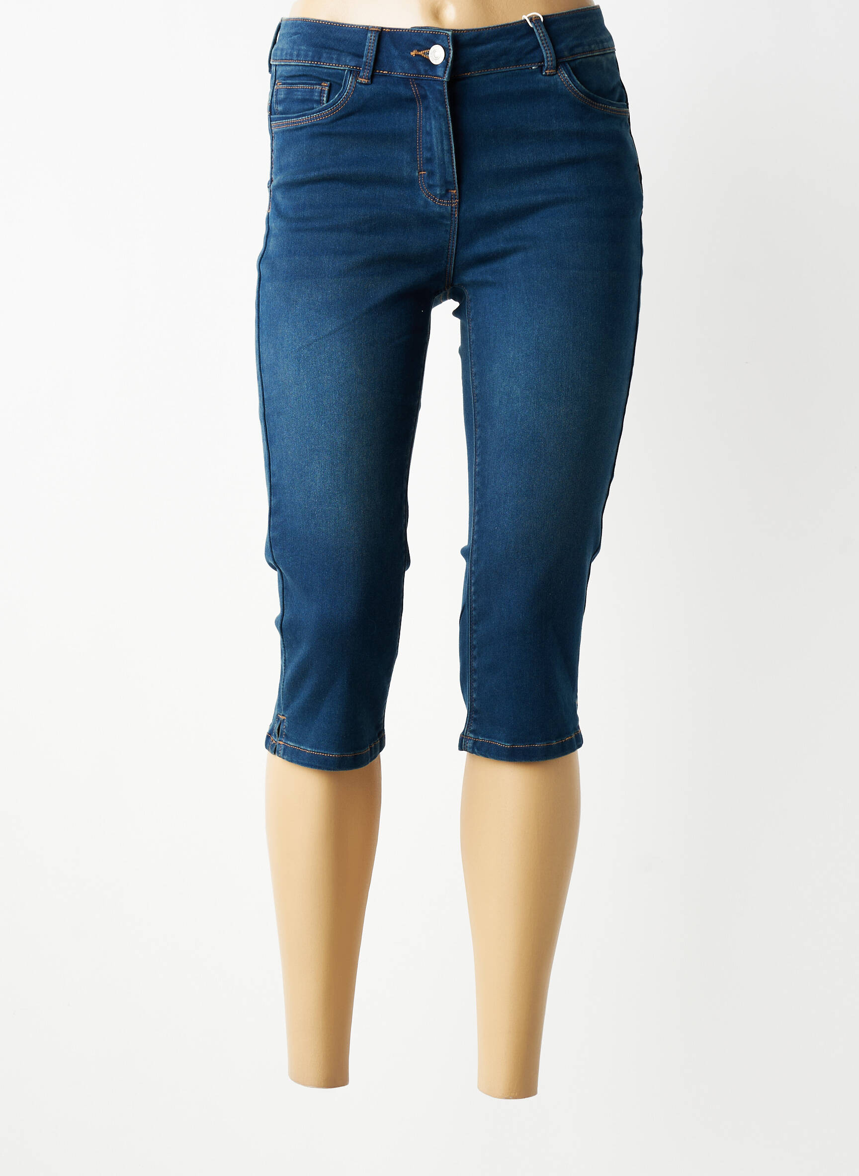 Corsar țesătură denim mărime normală albastru C'EST BEAU LA VIE femeie