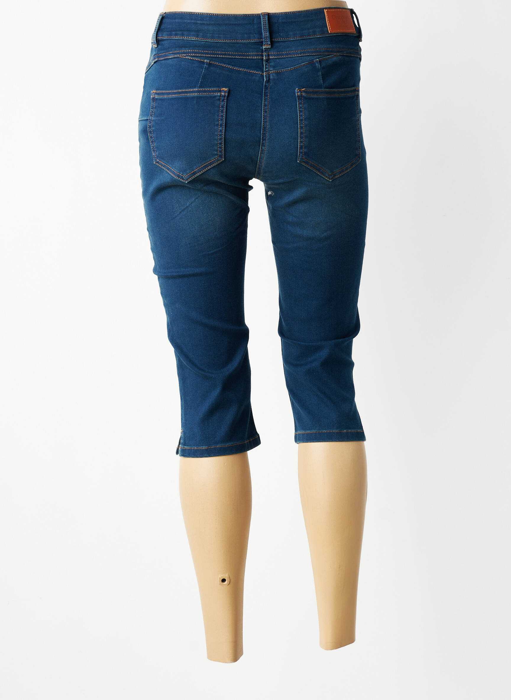 Corsar țesătură denim mărime normală albastru C'EST BEAU LA VIE femeie