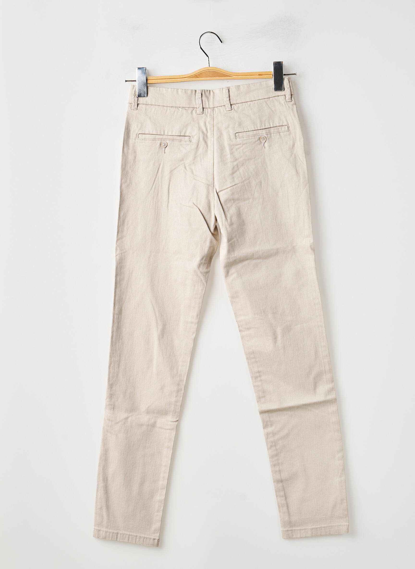 Pantalon chino mărime normală mărime reglabilă bej BOBOLI băiat