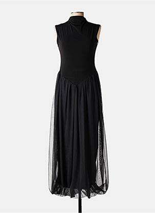 Rochie lungă fără mâneci fără mâneci negru J&H FASHION femeie