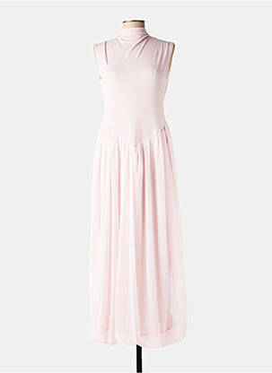 Rochie lungă fără mâneci fără mâneci roz J&H FASHION femeie