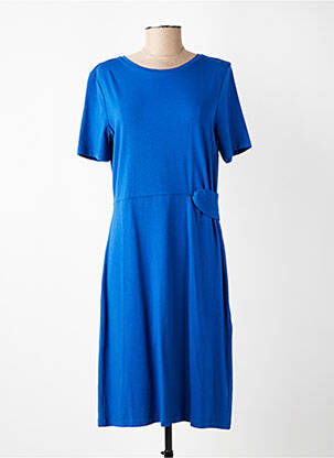 Rochie midi mâneci scurte mâneci scurte albastru STREET ONE femeie