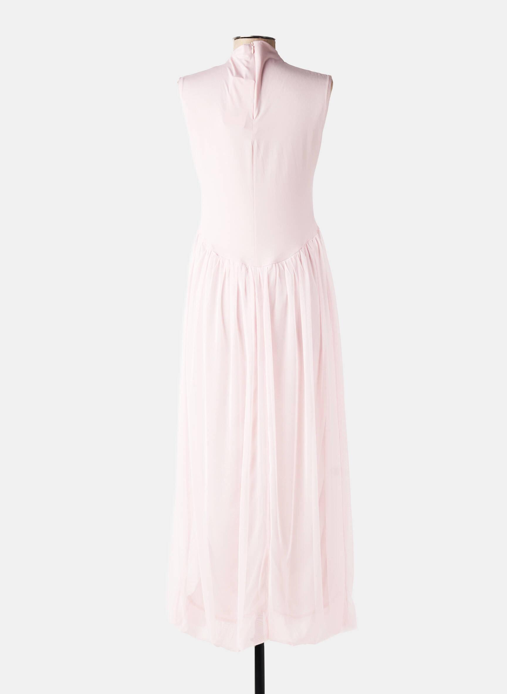 Rochie lungă fără mâneci fără mâneci roz J&H FASHION femeie