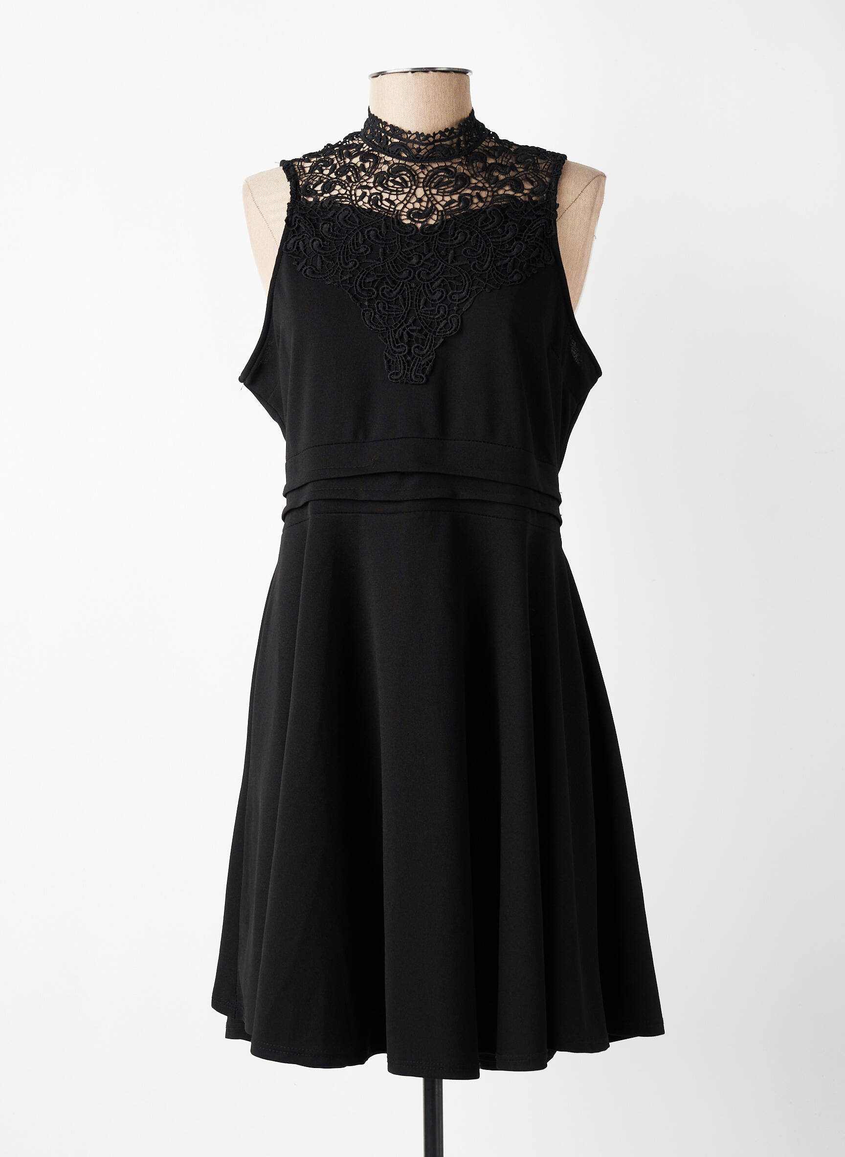 Rochie midi fără mâneci fără mâneci negru JOLIFLY & JUSTINE Y femeie