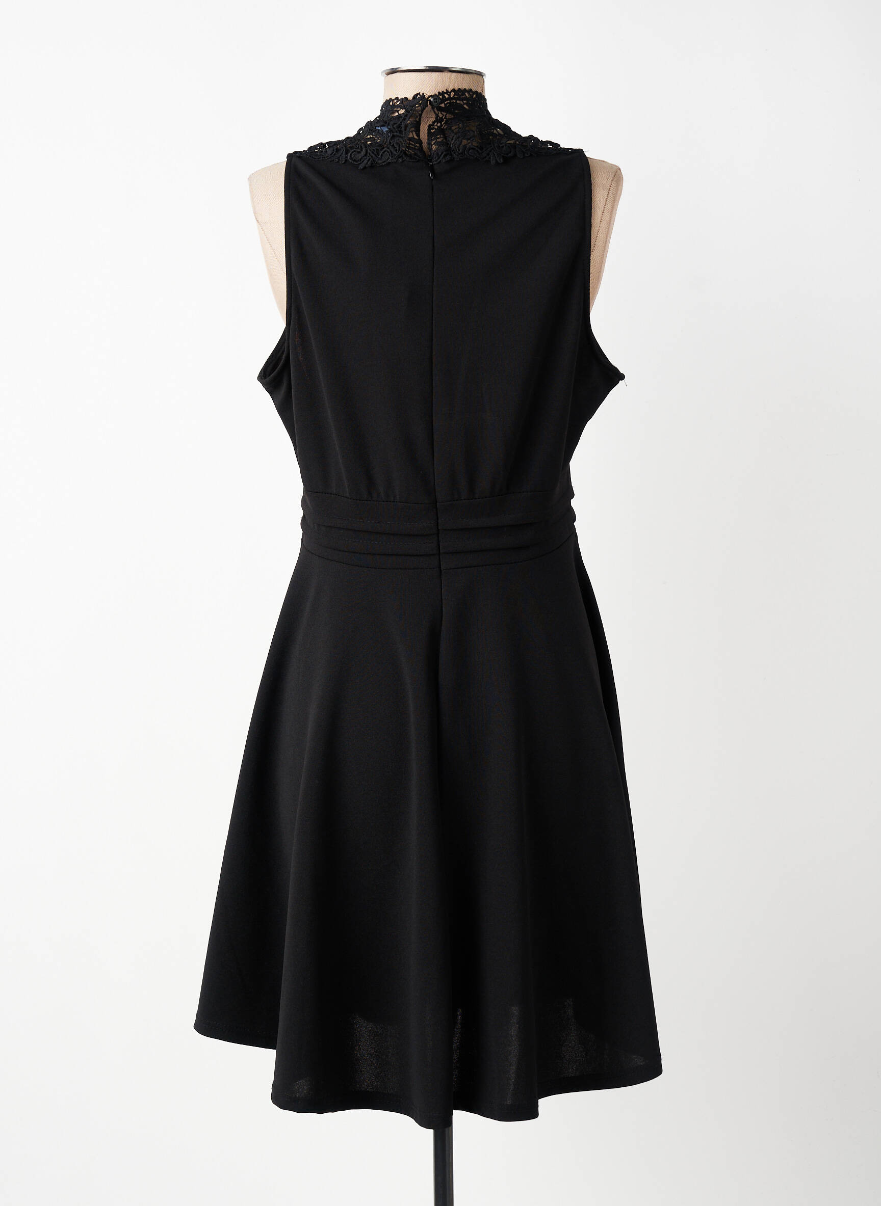 Rochie midi fără mâneci fără mâneci negru JOLIFLY & JUSTINE Y femeie