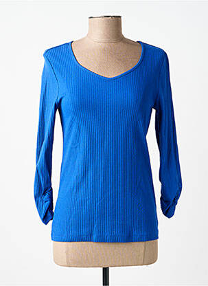 Tricou mâneci 3/4 mâneci 3/4 albastru STREET ONE femeie