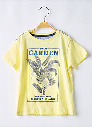 Tricou elasticitate mâneci scurte galben ZY băiat