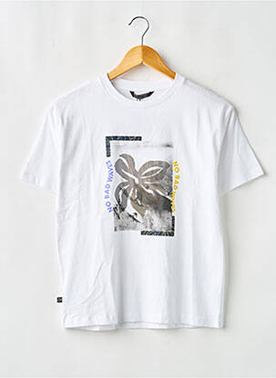 Tricou elasticitate mâneci scurte alb NUKUTAVAKE băiat