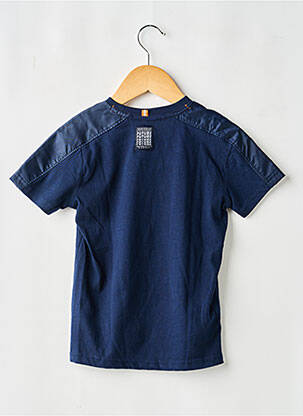 Tricou elasticitate mâneci scurte albastru BOBOLI băiat