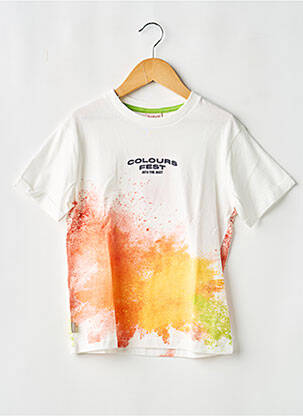 Tricou elasticitate mâneci scurte bej BOBOLI băiat