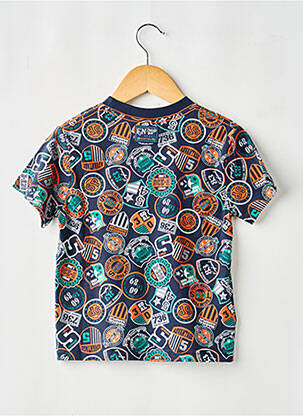 Tricou elasticitate mâneci scurte albastru BOBOLI băiat