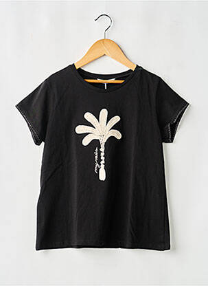 Tricou croială cambrată mâneci scurte negru MAYORAL fată