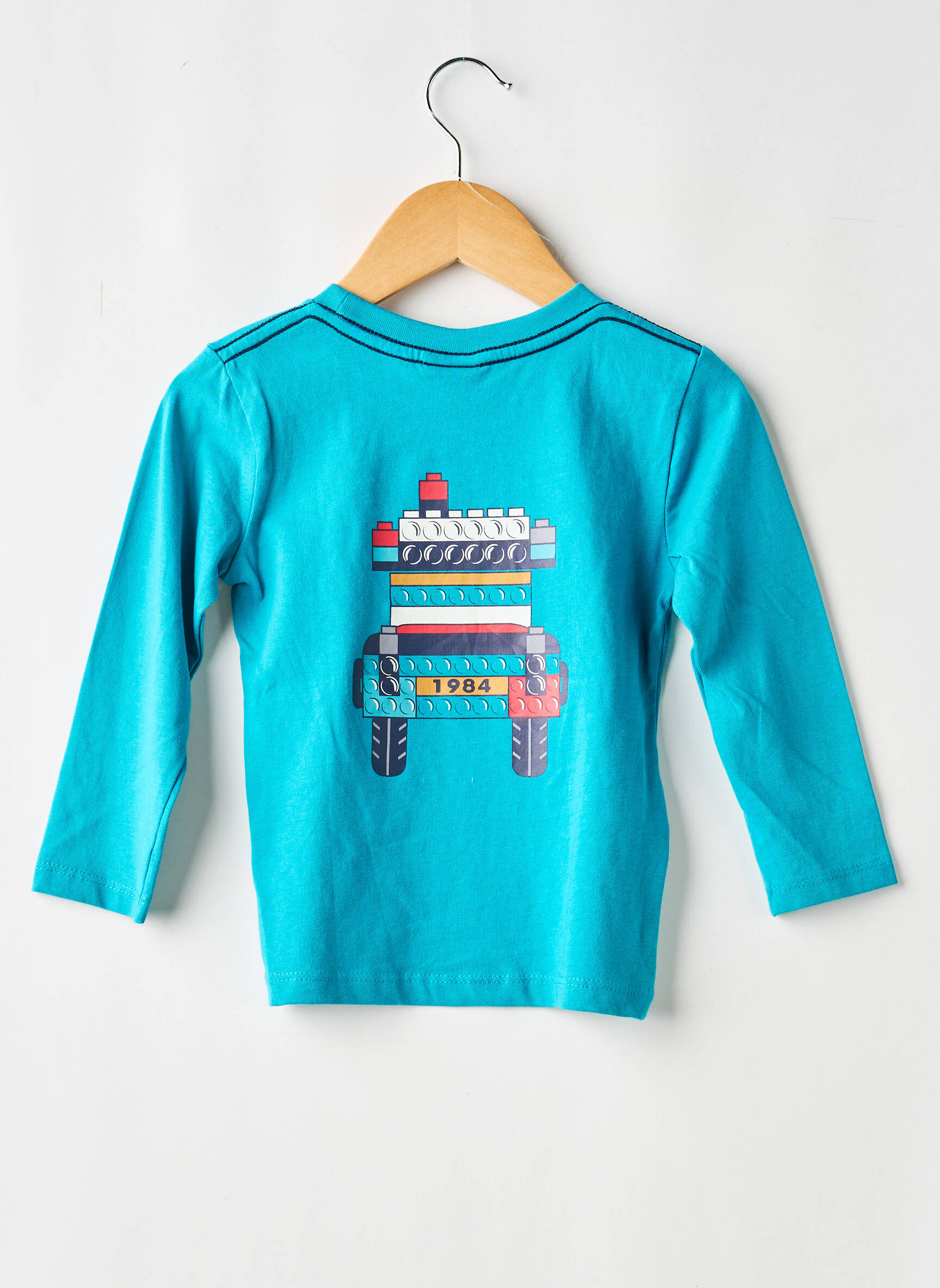 Tricou mâneci lungi mâneci lungi albastru BOBOLI băiat