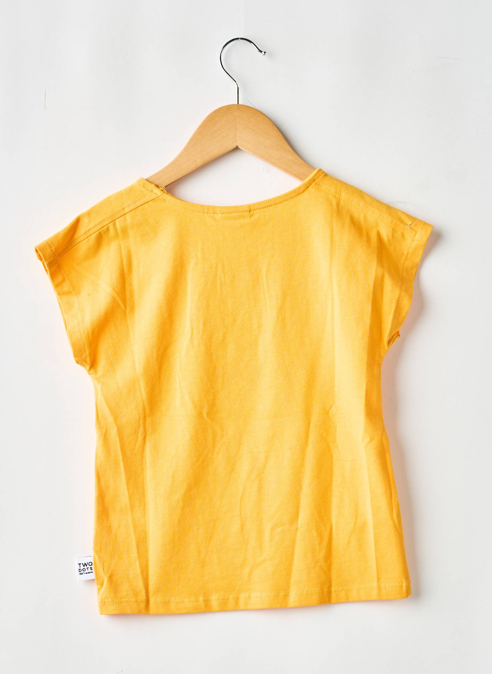 Tricou elasticitate mâneci scurte portocalie BOBOLI fată