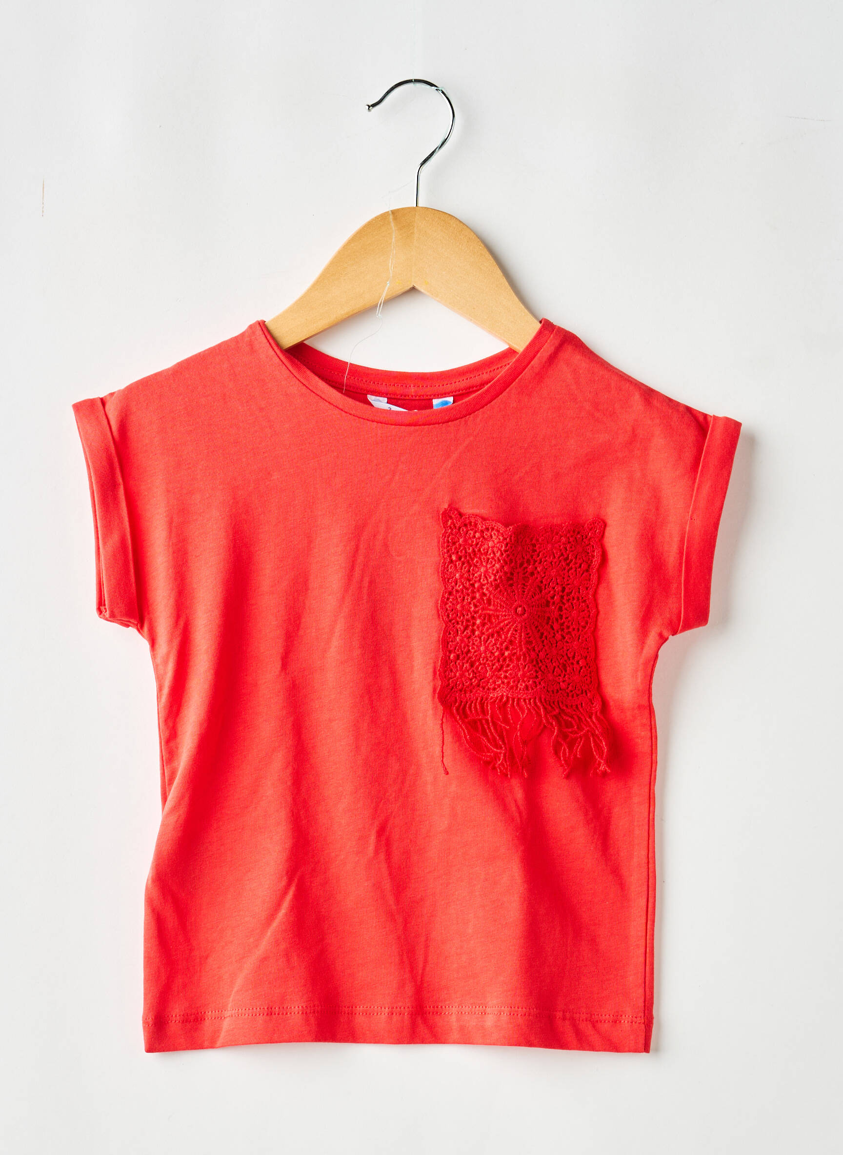 Tricou elasticitate mâneci scurte roșu MAYORAL fată