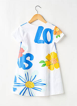 Rochie midi mâneci scurte mâneci scurte albastru BOBOLI fată