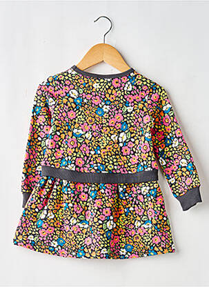 Rochie midi guler rotund mâneci lungi portocalie BOBOLI fată